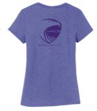 Women's Royal Frost V-Neck Fitted T-Shirt