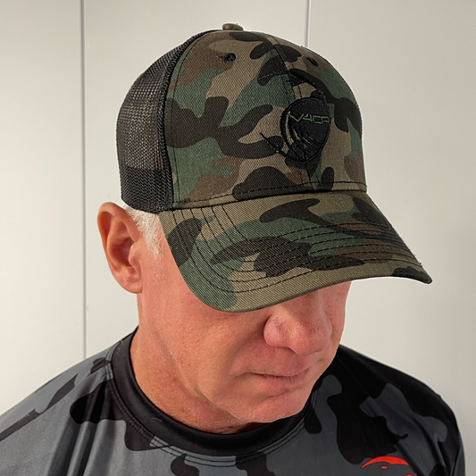 Green & Black Camo Snapback Hat