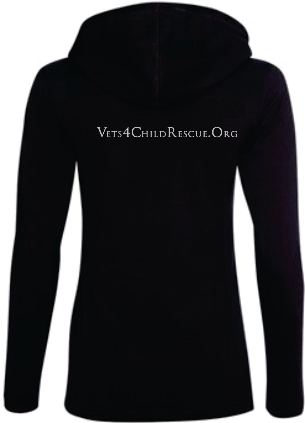 Women's Black Hooded Long Sleeves