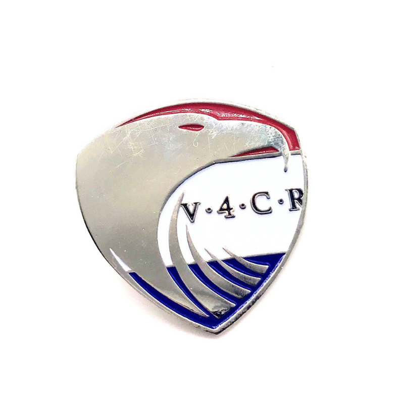 V4CR Red, White & Blue Eagle Pin